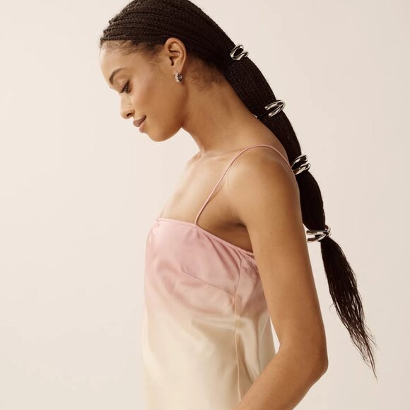 Brand New! Good American Satin Mini Dress - Picture 3 of 7